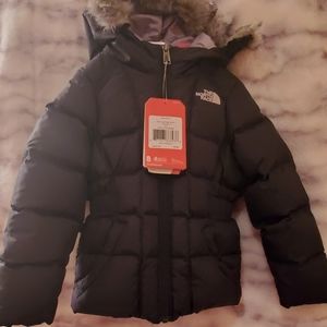 NWT The North Face Toddler Girls Gotham 550 Down Jacket Coat Size 4T